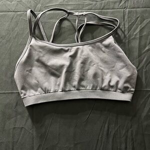 Fabletics Charcoal Sports Bra